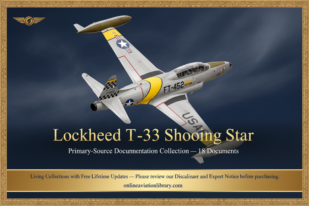 Lockheed T-33 Shooting Star — OAL Promotional Banner