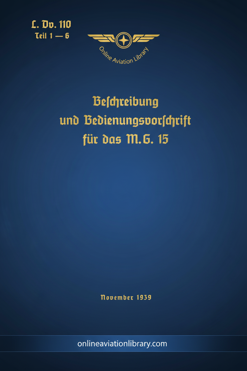 M.G. 15 Standard Cover Page