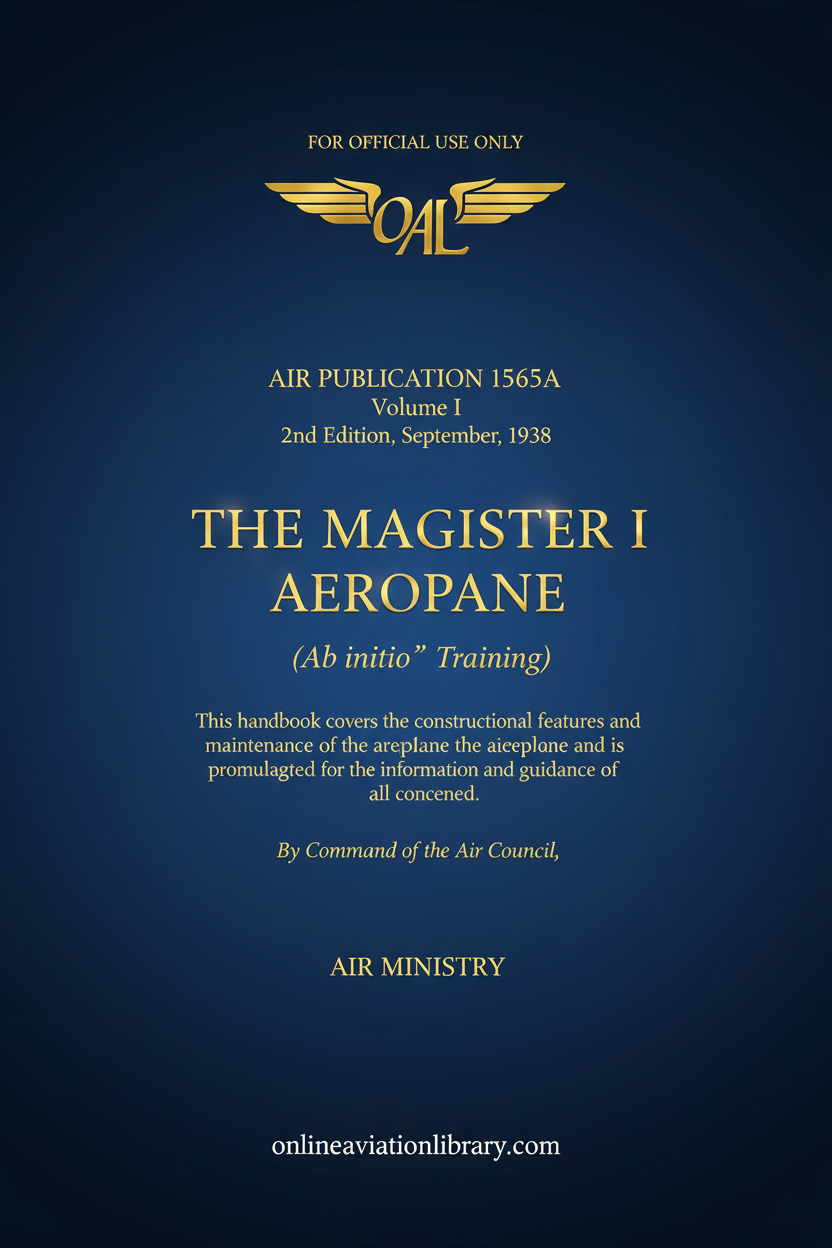 Magister I Air Publication Standard Cover Page