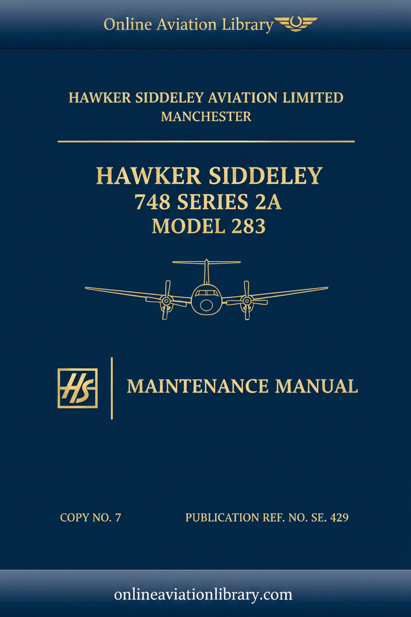Maintenance Manual Cover