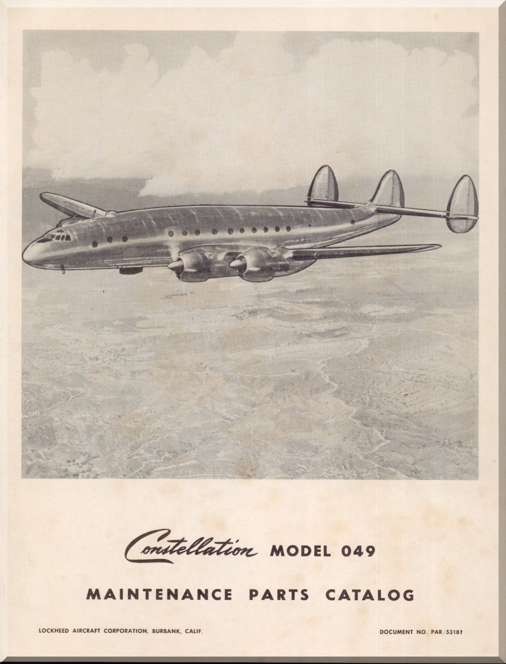 Lockheed Constellation & Super Constellation Manuals Collection - Digital Download