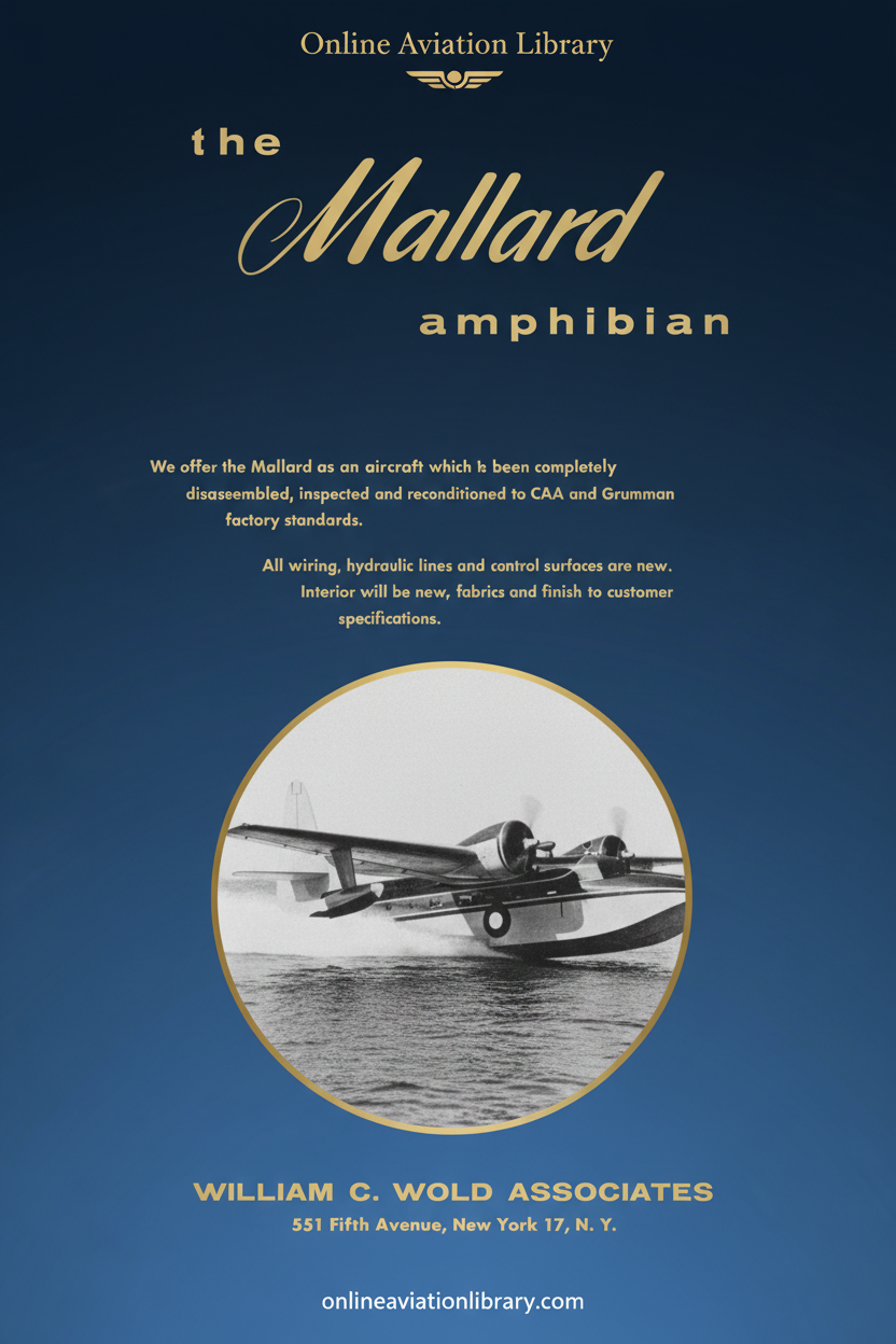 Mallard Amphibian Brochure Cover Page