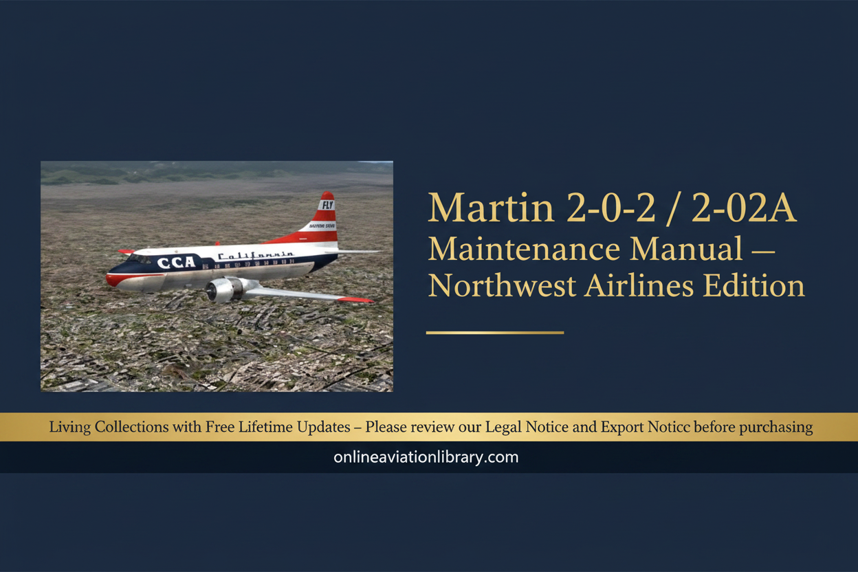 Martin 2-0-2 — Maintenance Manual Northwest Edition banner