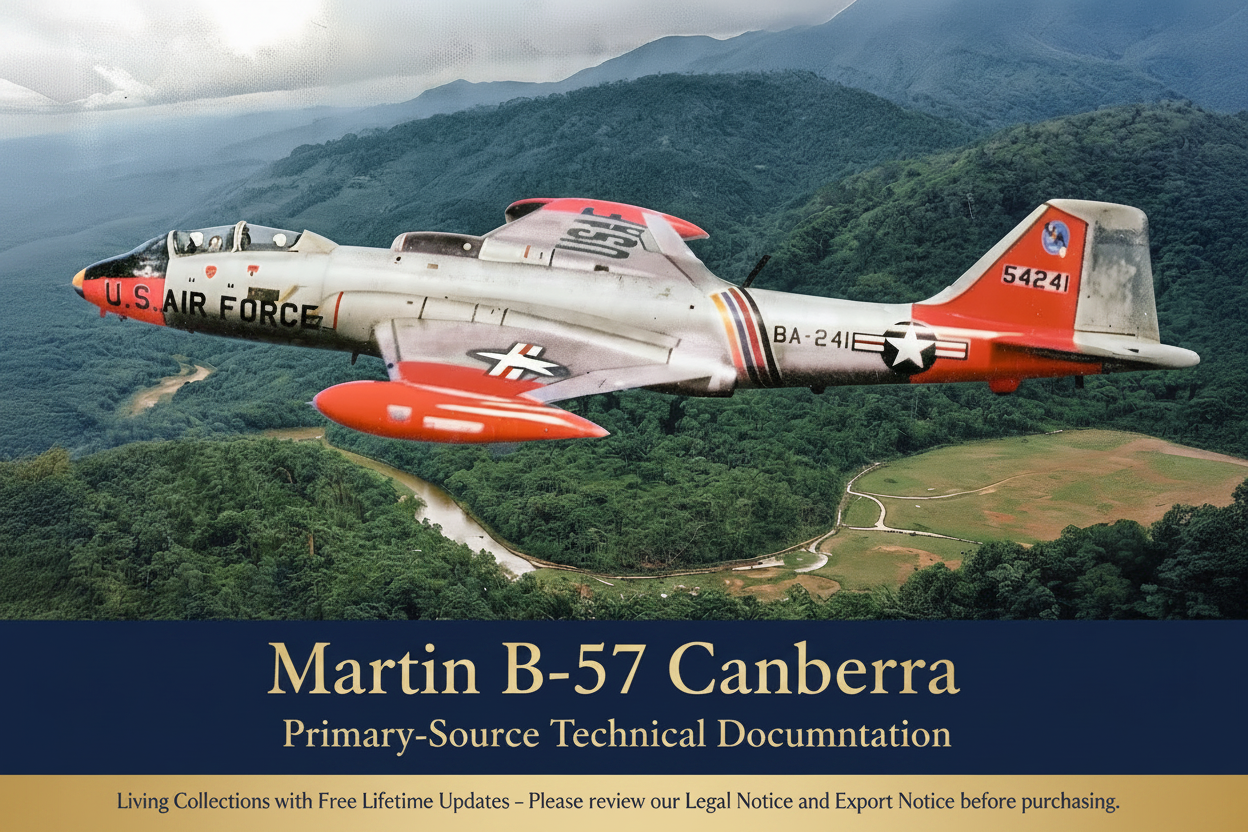 Martin B-57 Banner 1 — Orange Livery over Jungle