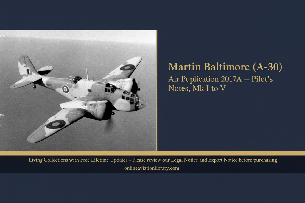 Martin Baltimore — AP 2017A Pilot's Notes banner