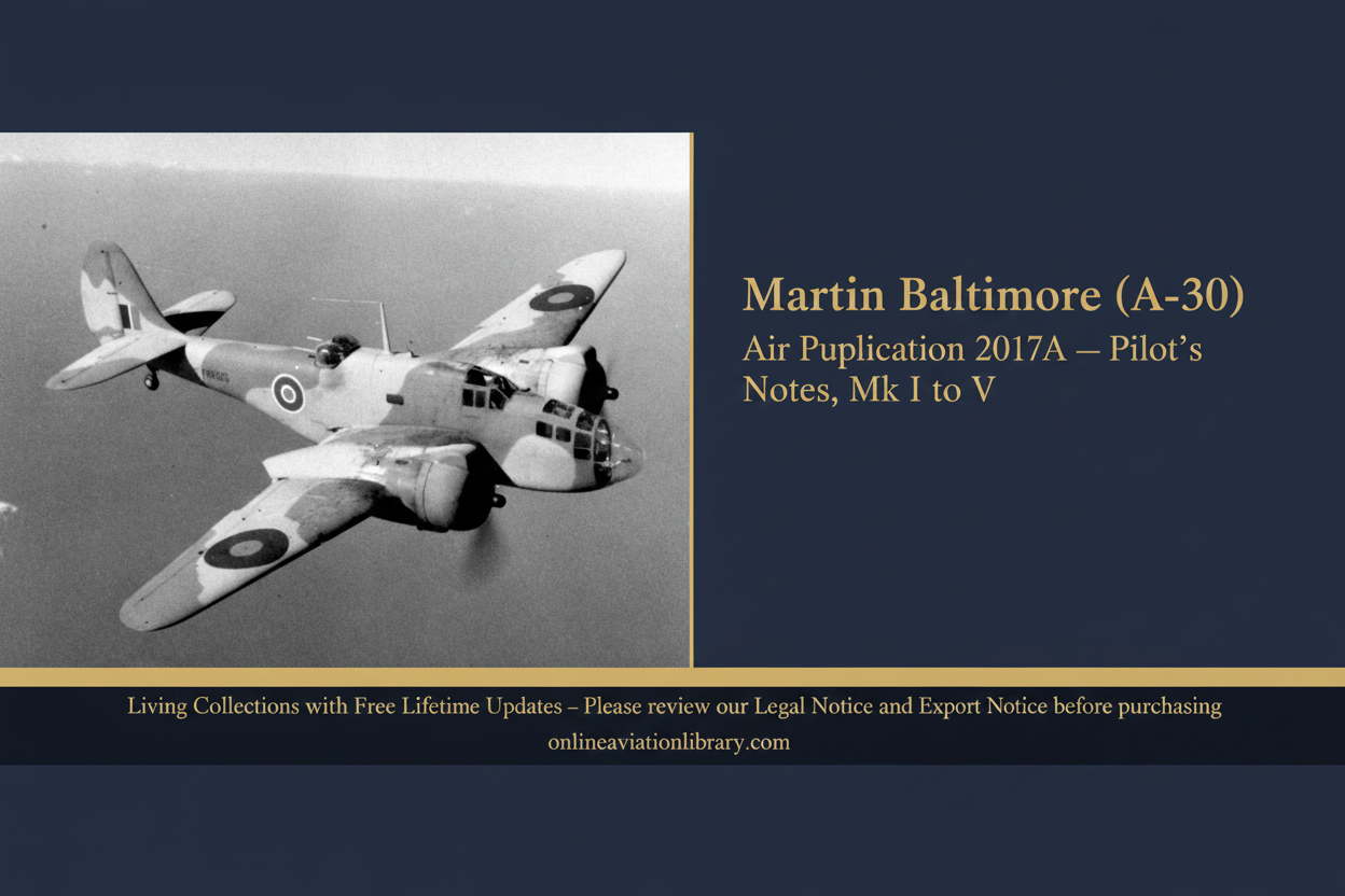 Martin Baltimore — AP 2017A Pilot's Notes banner