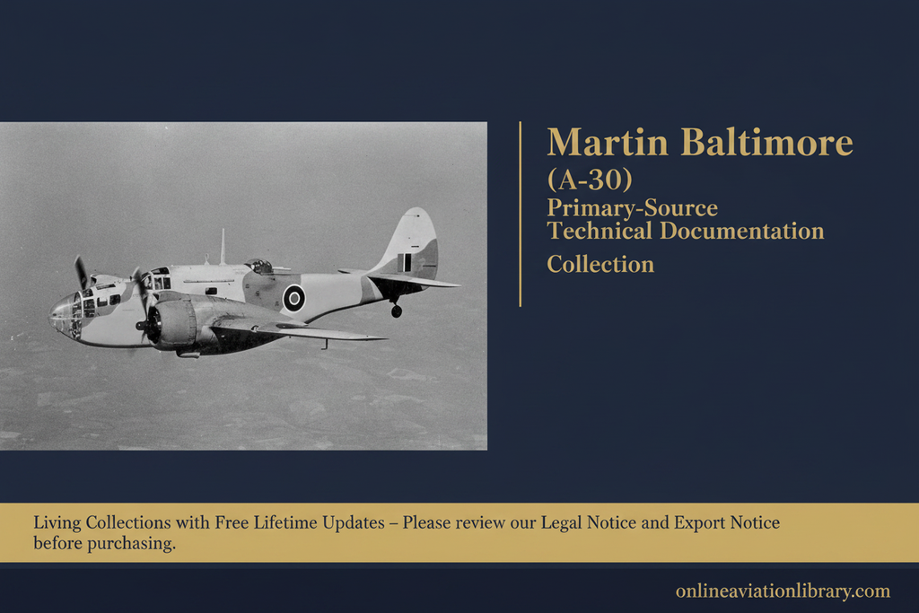 Martin Baltimore — RAF side profile banner