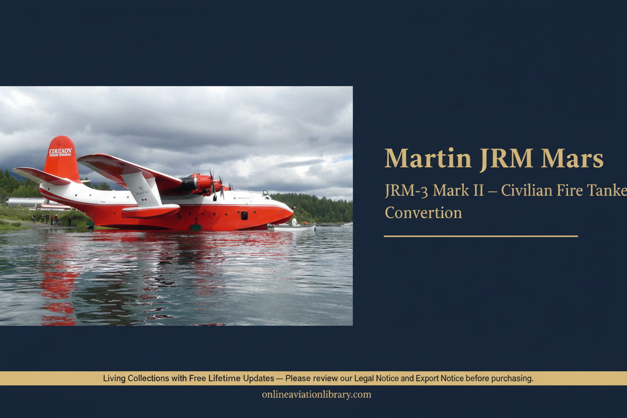 Martin JRM Mars — JRM-3 Fire Tanker Conversion banner