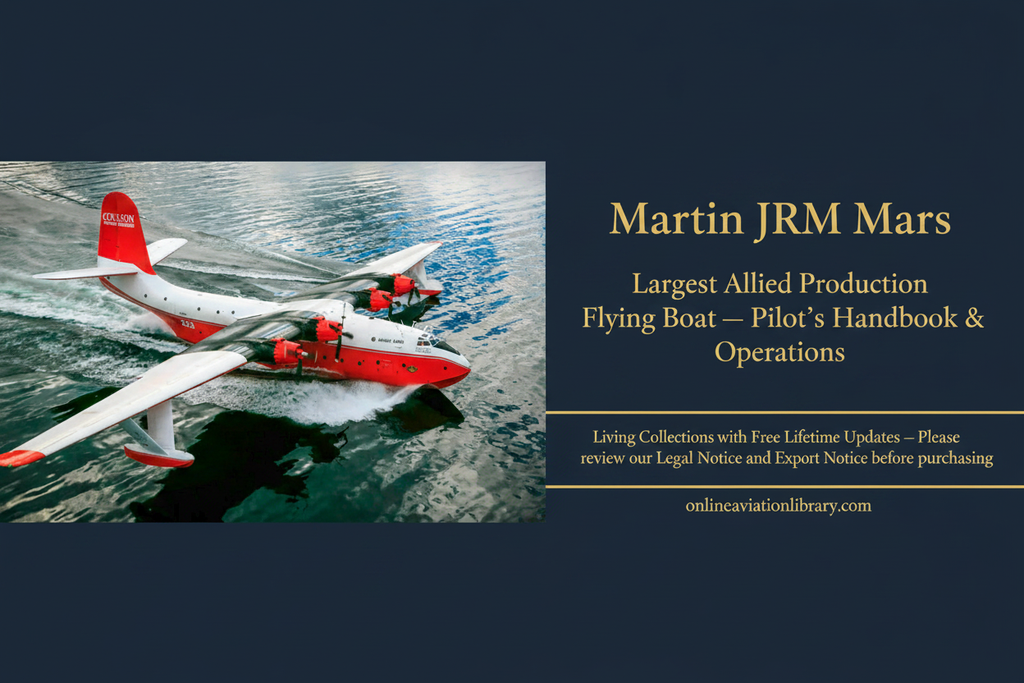 Martin JRM Mars — Largest Allied Flying Boat banner