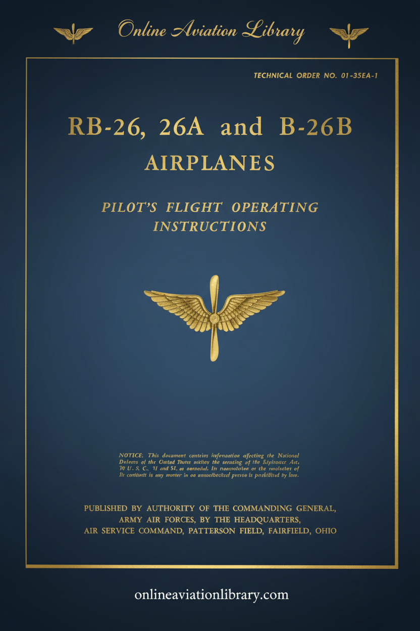 Martin RB-26 Manual Cover Page