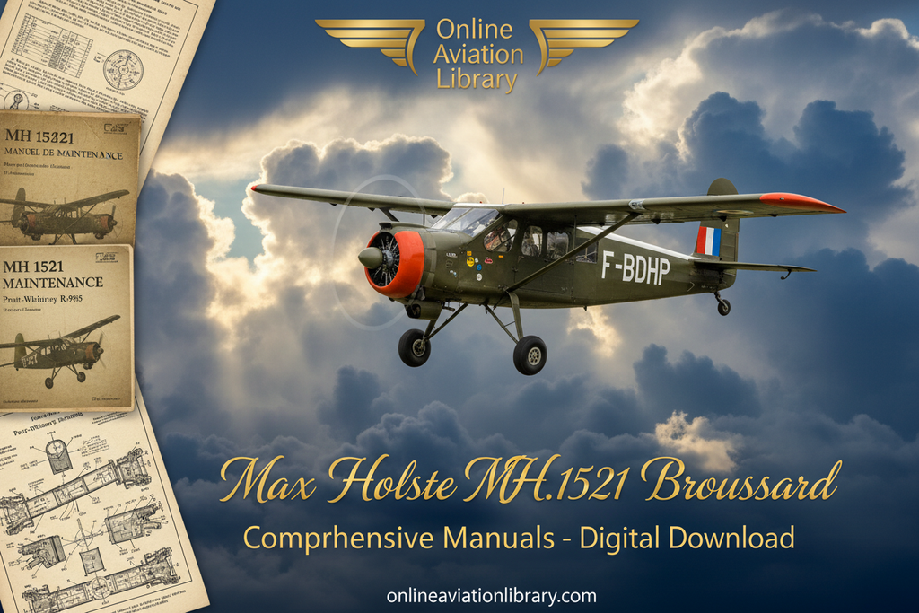 Max Holste Broussard LB4 Banner Civilian