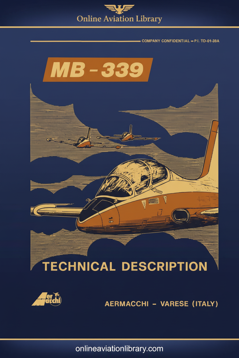 MB-339 Technical Description - Cover Page 1 Blue