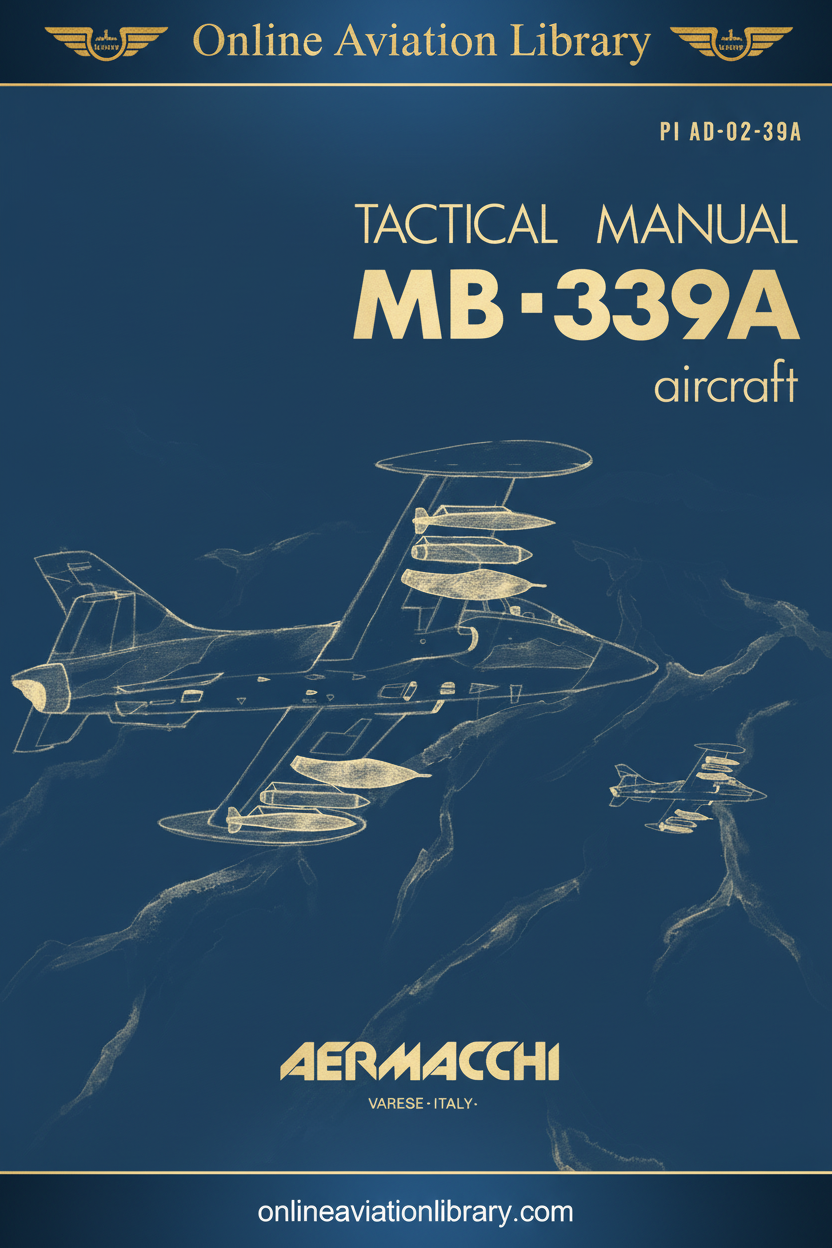 MB-339A Tactical Manual - Cover Page 1 Blue