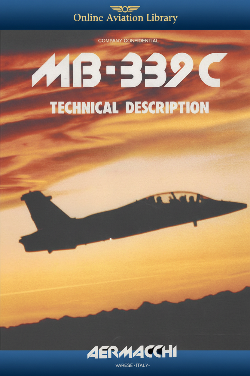 MB-339C Technical Description - Cover Page 1 Blue