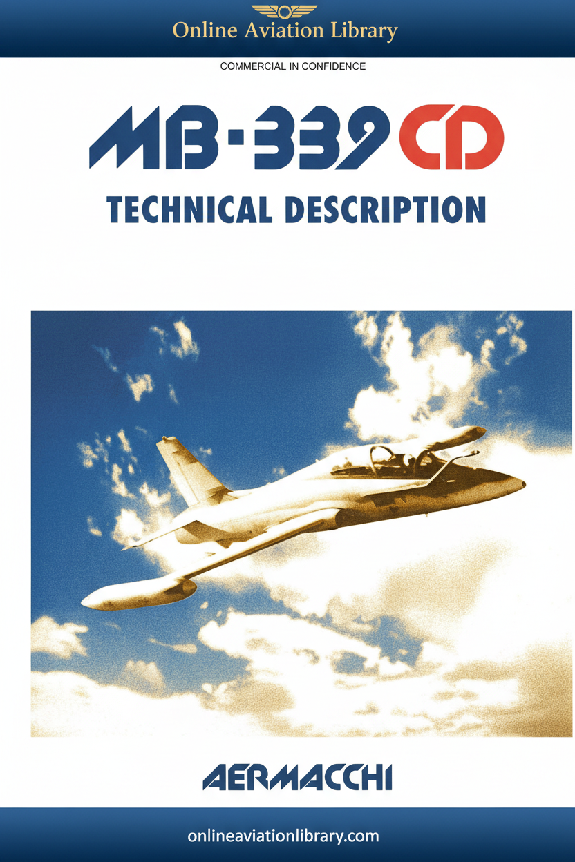 MB-339CD Technical Description - Cover Page 1 Blue