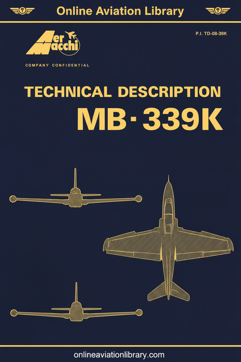 MB-339K Technical Description - Cover Page 1 Blue