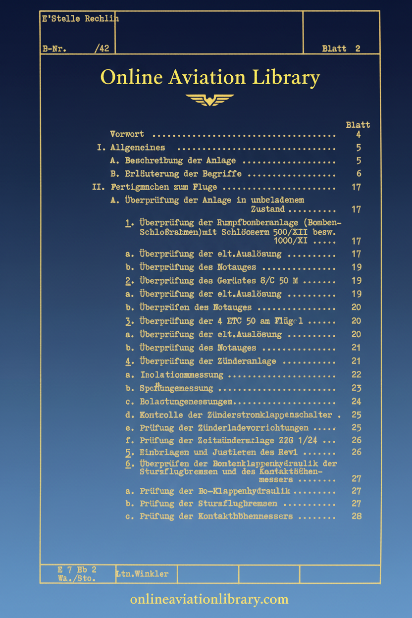 Me 210 E-Bericht Operating Instructions Table of Contents Cover Page