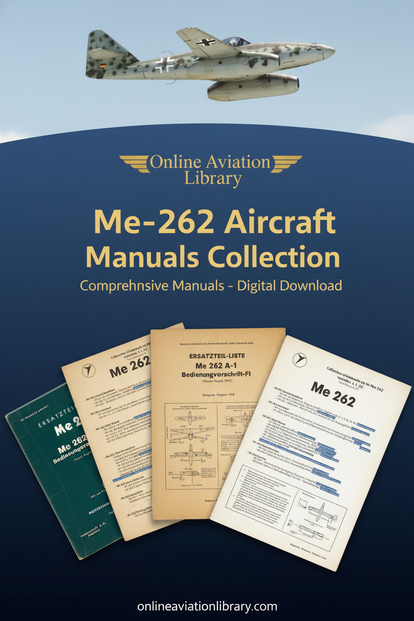 Me-262 Aircraft Manuals Collection Banner