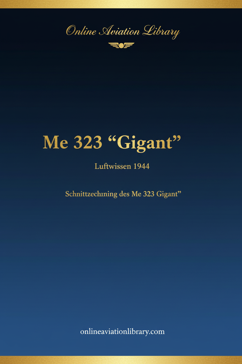 Me 323 Gigant Luftwissen Cover Page