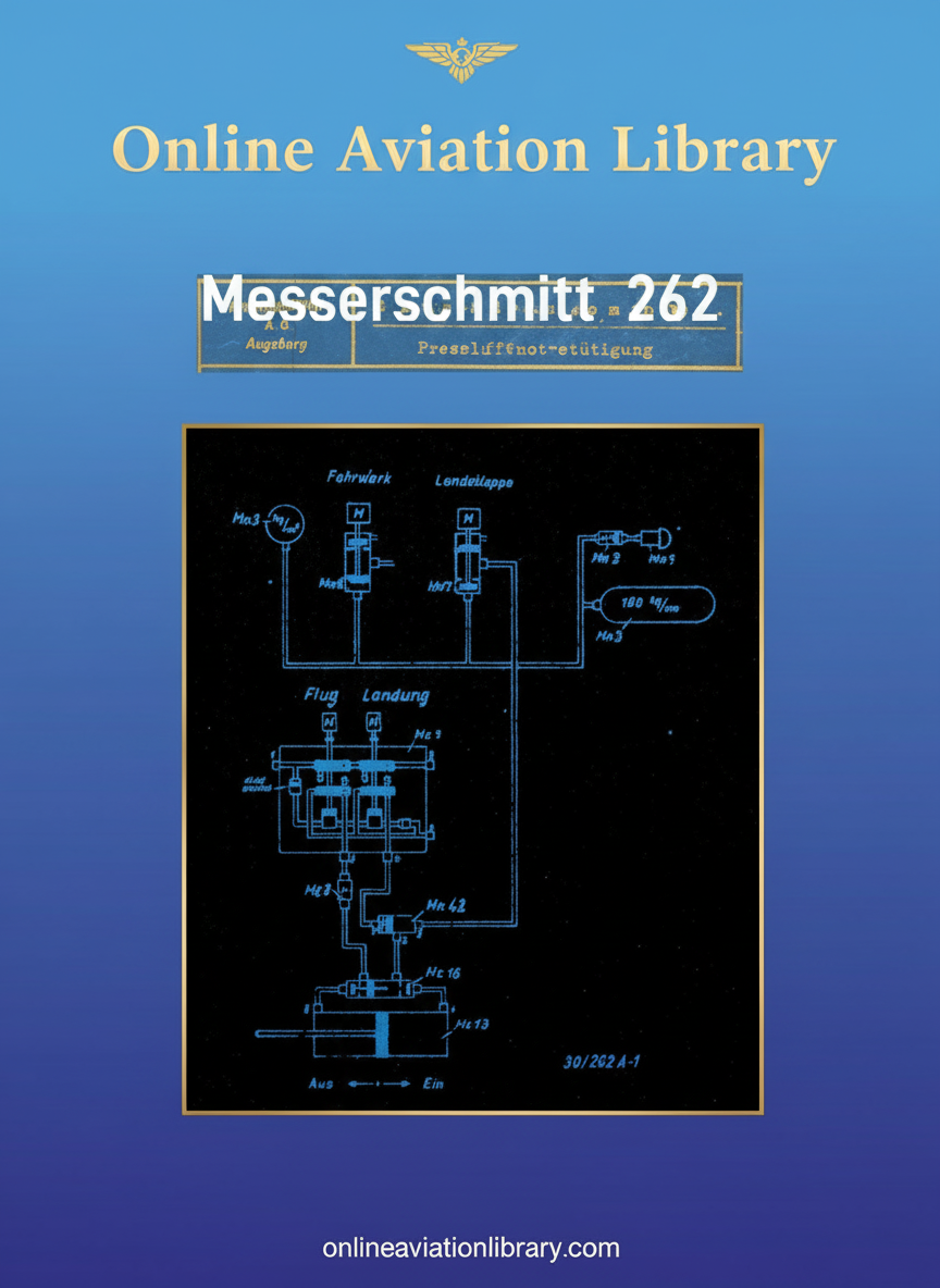 Messerschmitt 262 Compressed Air Emergency Operation Cover Page