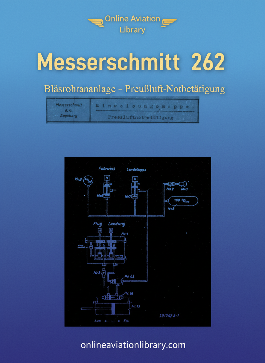 Messerschmitt 262 Manual Cover Page