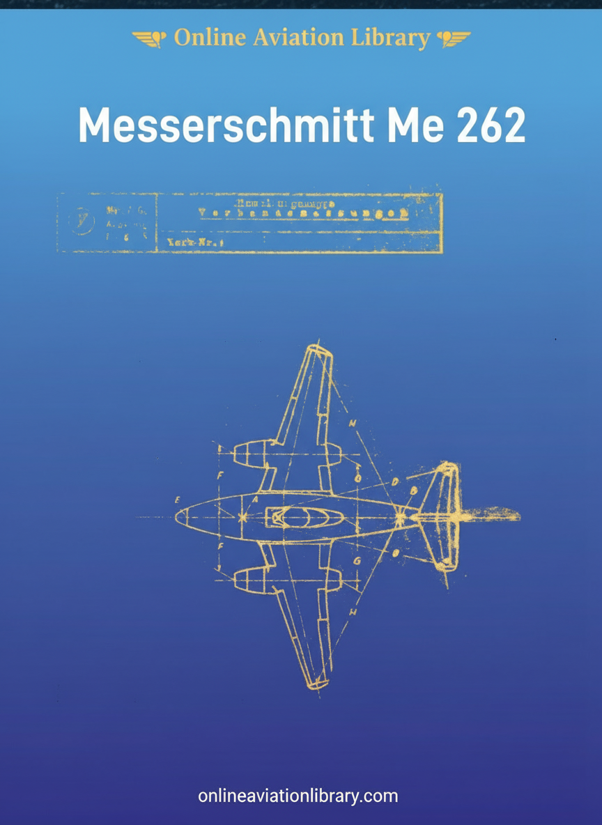 Messerschmitt Me 262 Identification of Components Cover Page