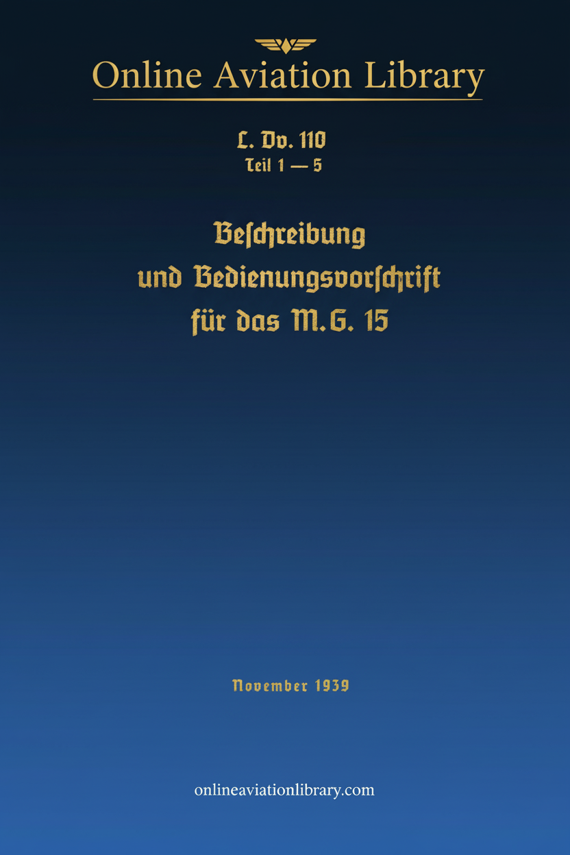 MG 15 Manual Cover Page