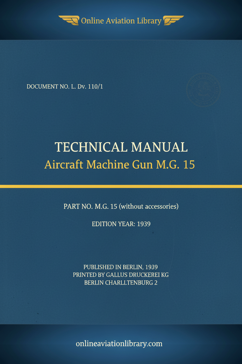 MG 15 Manual Cover Page