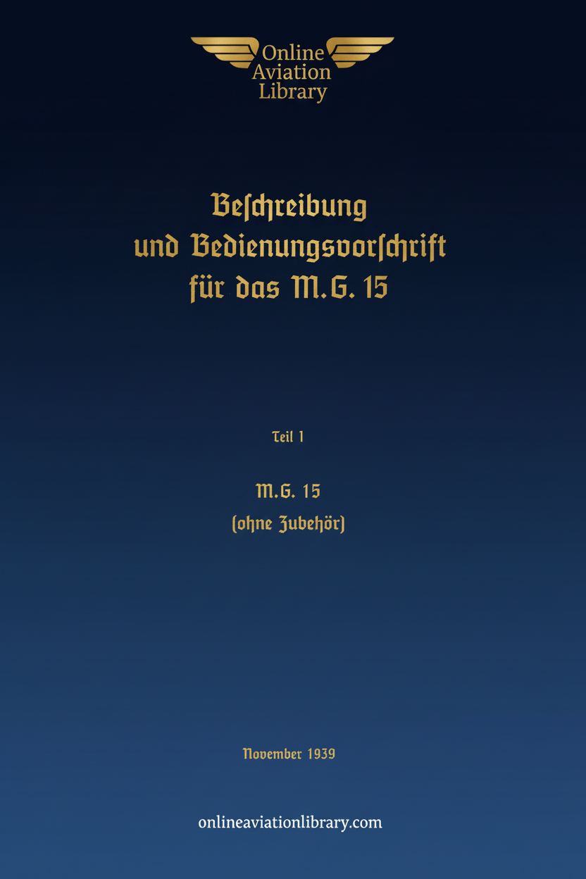MG 15 Standard Cover Page