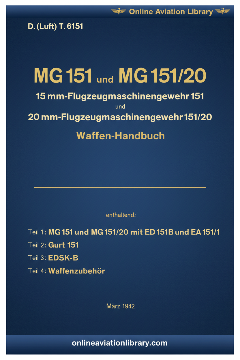 MG 151 und MG 151/20 Cover