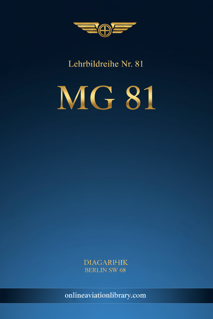 MG 81 Lehrbildreihe Standard Cover Page
