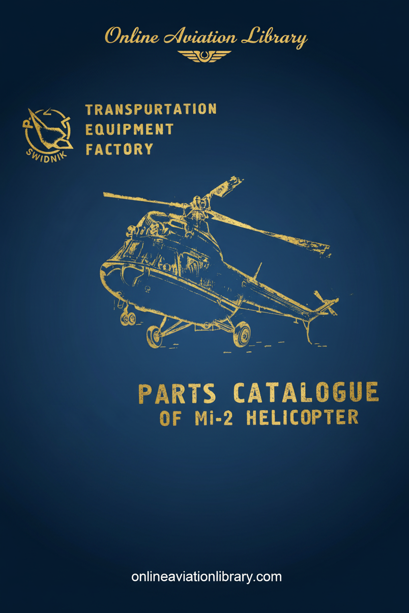 Mi-2 Helicopter Parts Catalogue Cover Page
