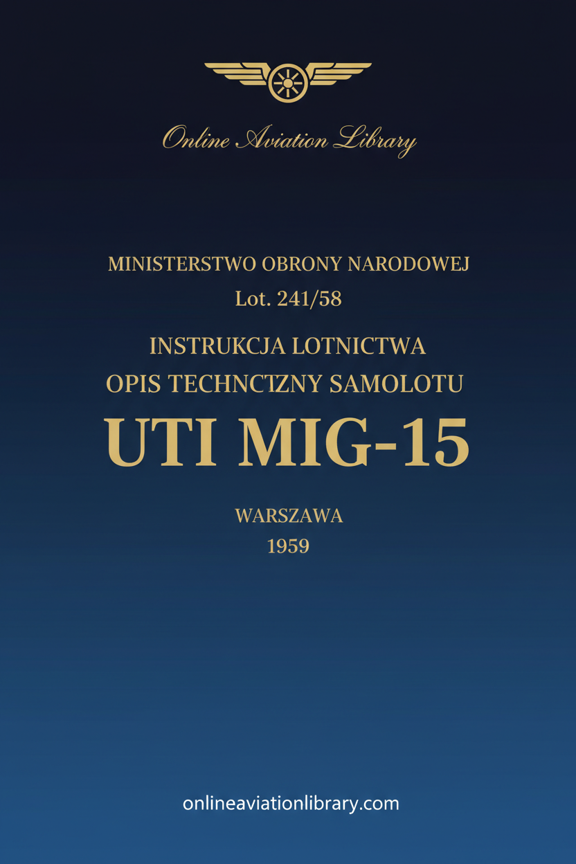 MiG-15 Standard Cover Page