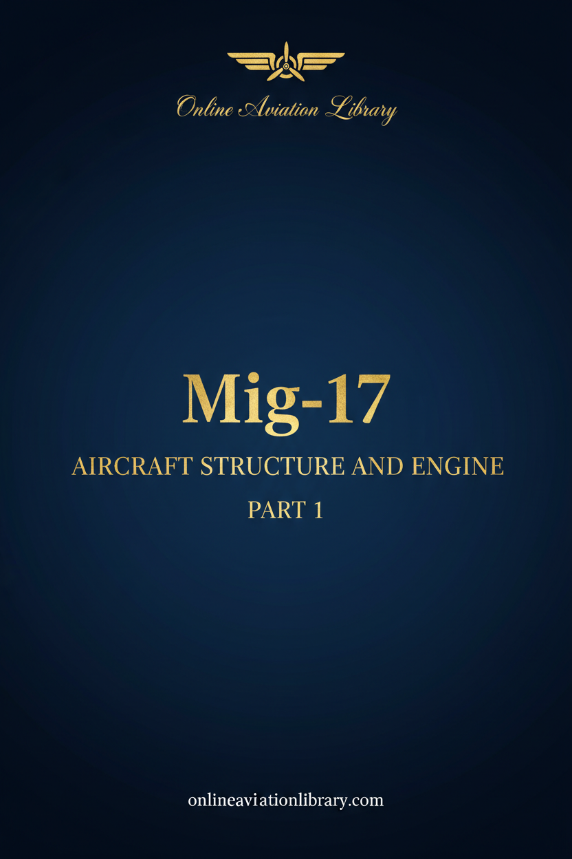MiG-17 Aircraft Structure and Engine Standard Cover Page