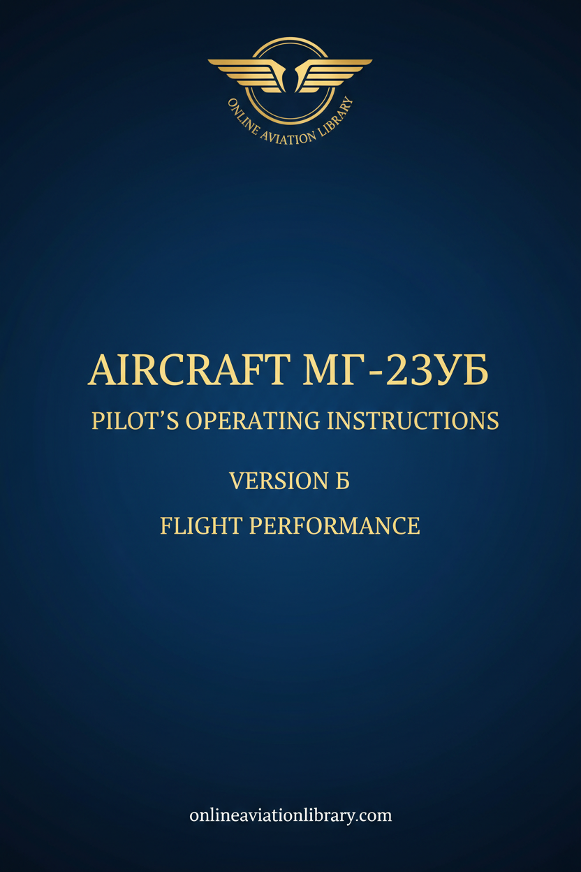 MiG-23UB Standard Cover Page