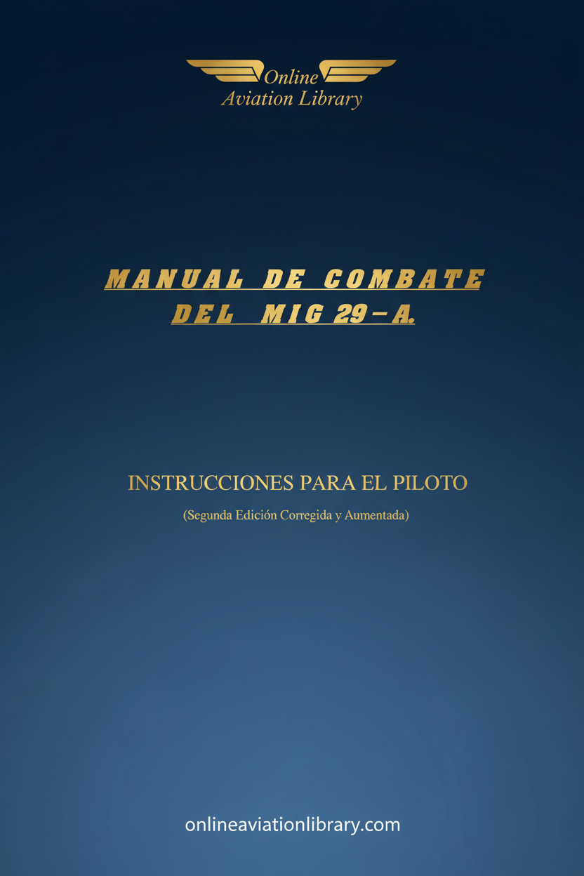 MiG-29A Combat Manual Standard Cover Page