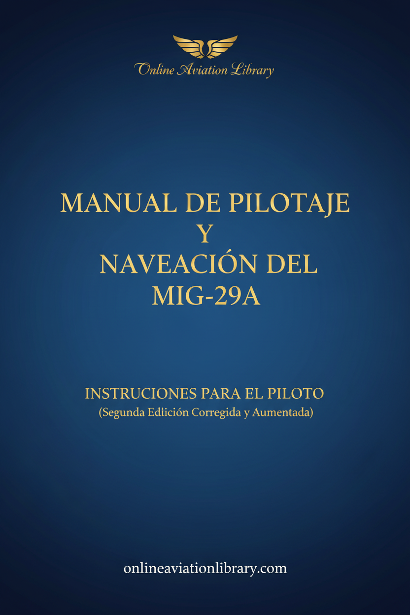 MiG-29A Flight and Navigation Manual Standard Cover Page
