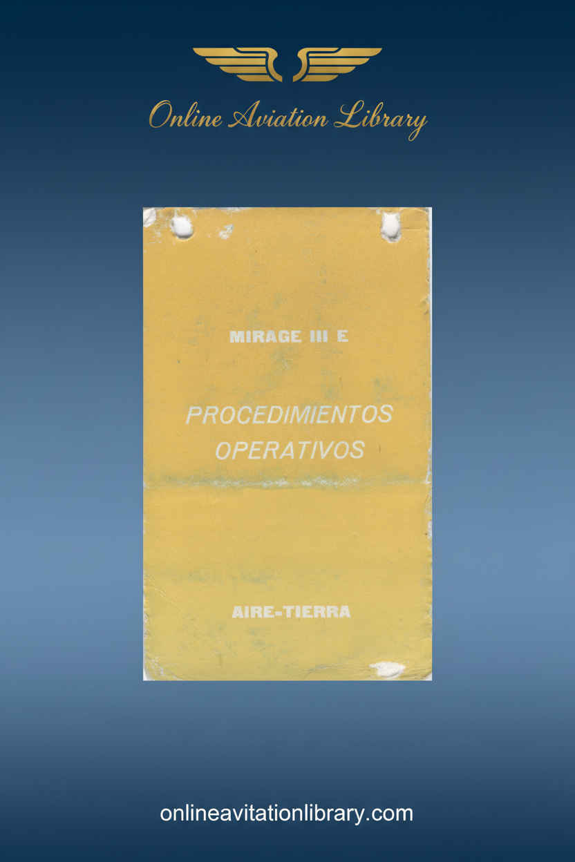 Mirage III E Aire-Tierra Standard Cover Page 2