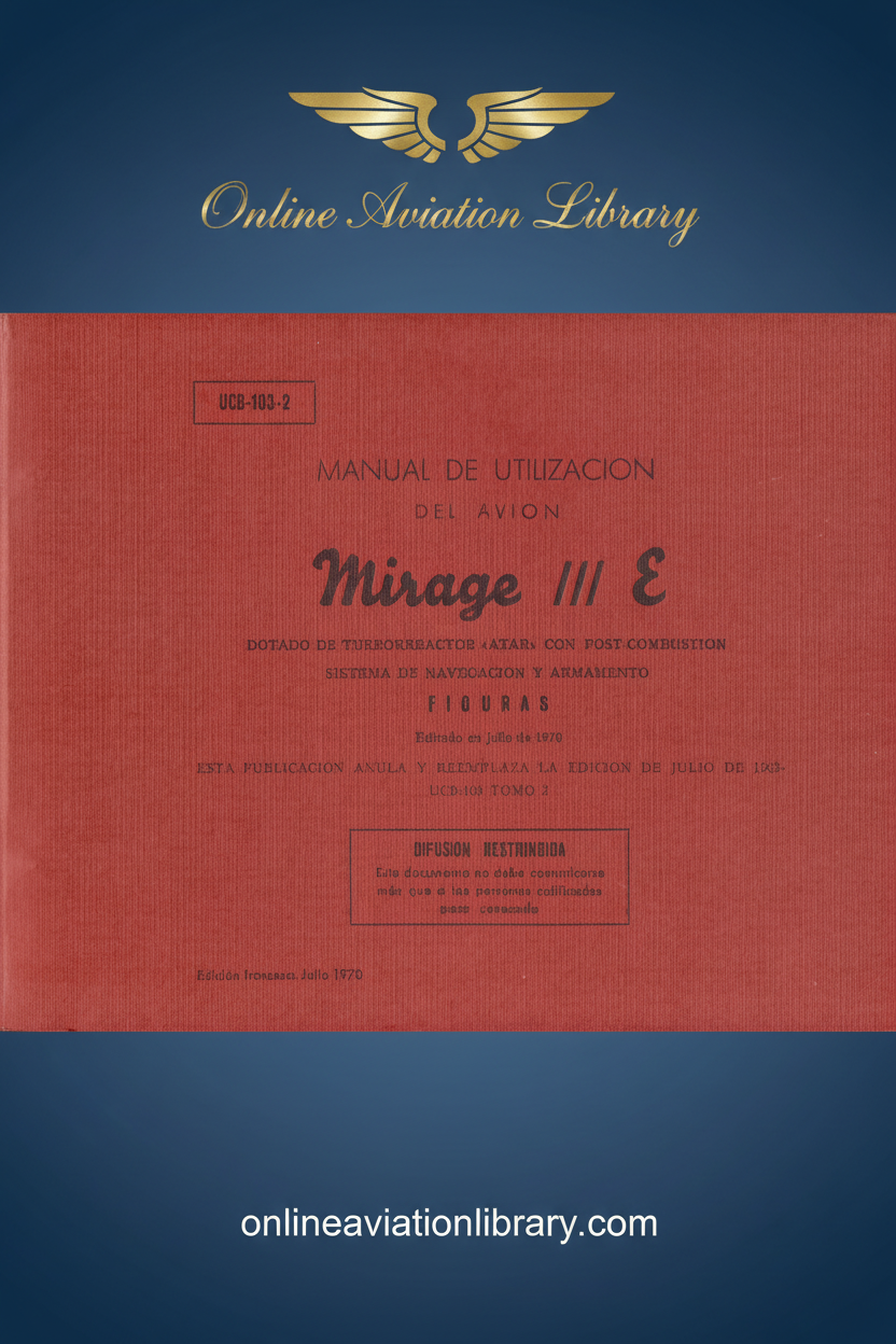 Mirage III E Navigation and Armament System Standard Cover Page 2