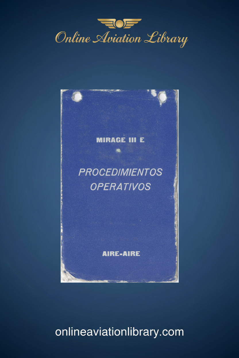 Mirage III E Standard Cover Page 2