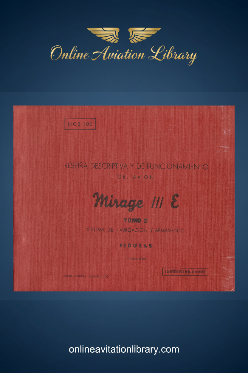 Mirage III E Volume 2 Interception and Armament System Standard Cover Page 2
