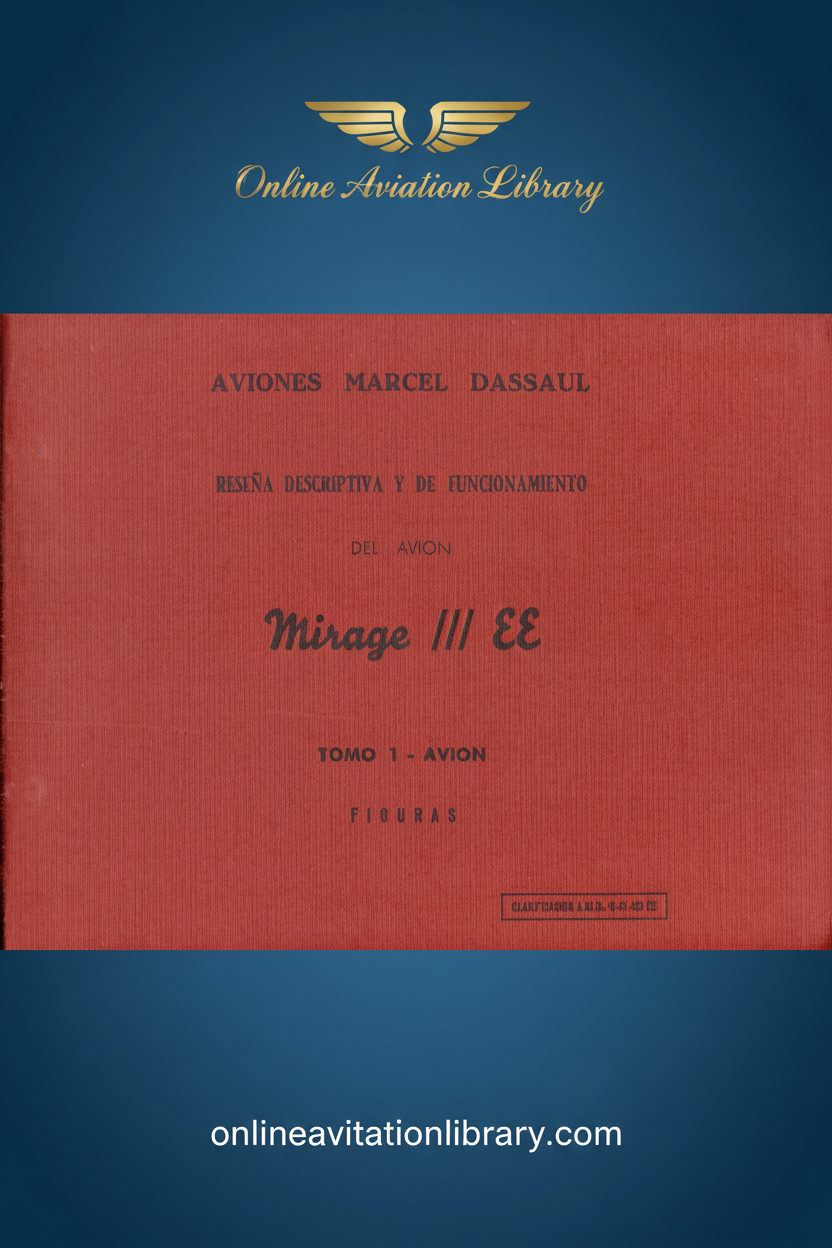 Mirage III EE Descriptive Manual Standard Cover Page 2