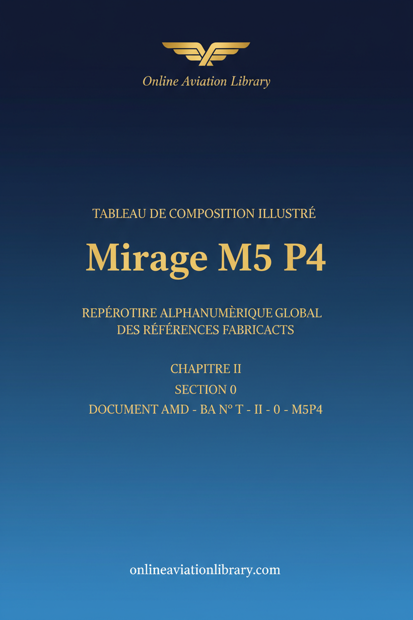 Mirage M5 P4 Standard Cover Page