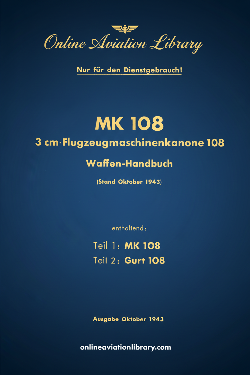 MK 108 Manual Cover Page