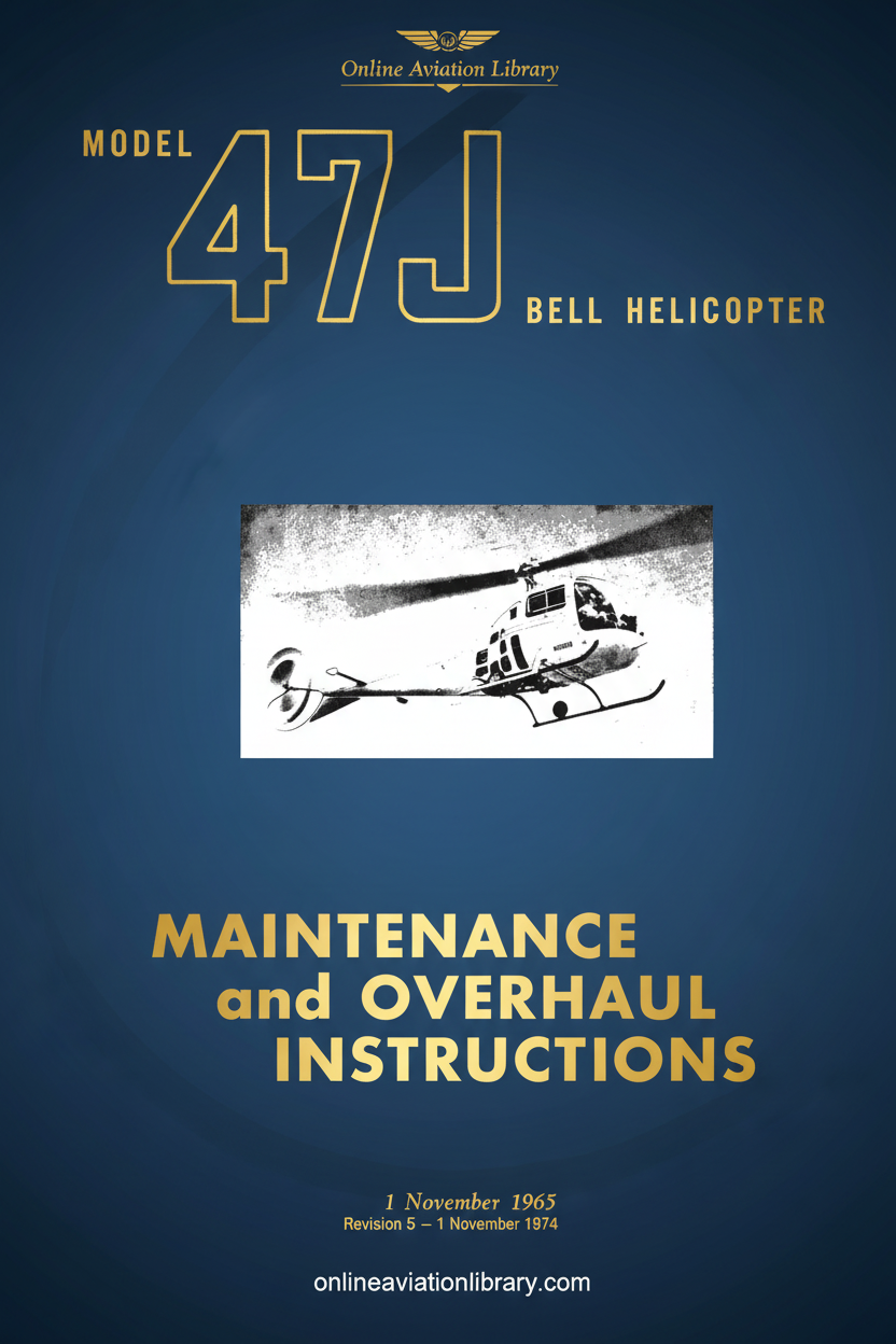 Model 47J Maintenance and Overhaul Instructions Cover Page