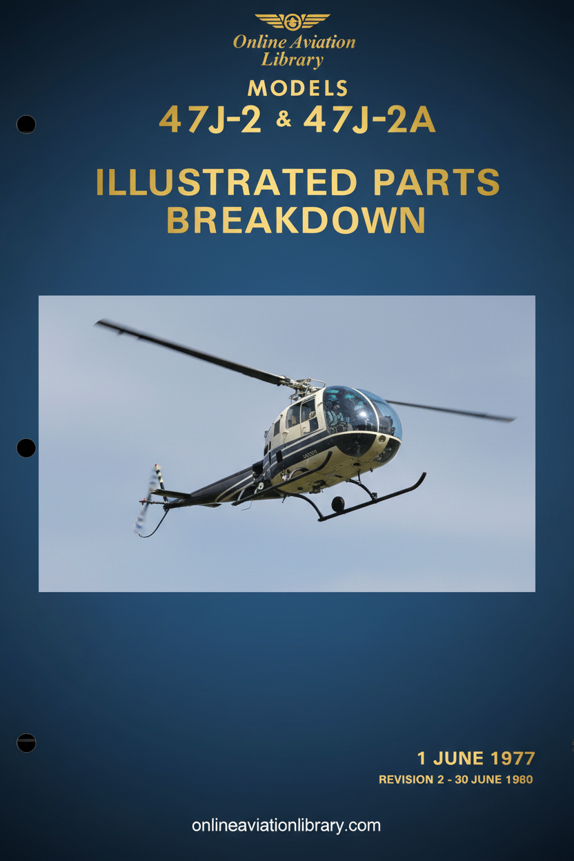 Models 47J-2 & 47J-2A Illustrated Parts Breakdown Cover Page