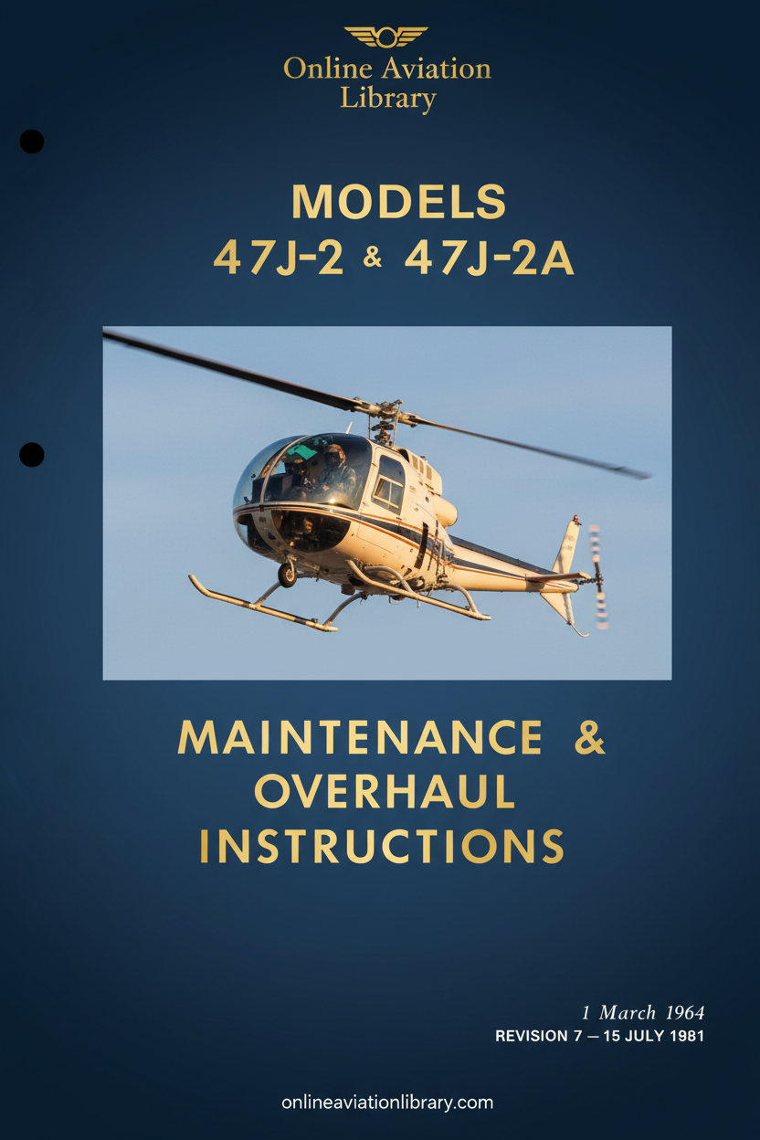 Models 47J-2 & 47J-2A Maintenance & Overhaul Instructions Cover Page