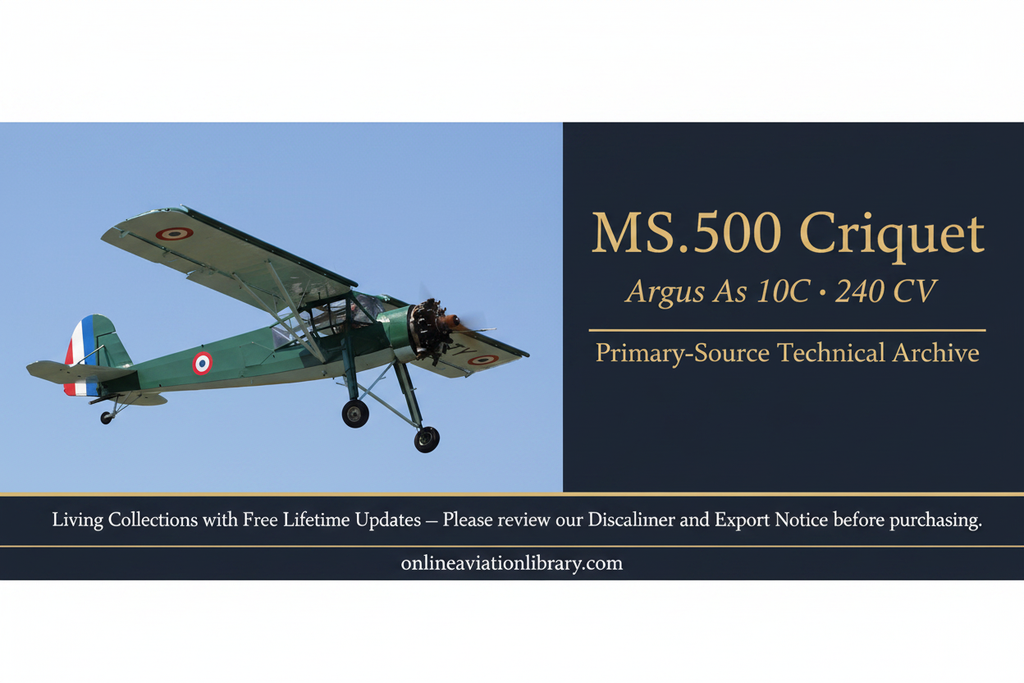 MS.500 Criquet Banner — Argus As 10C