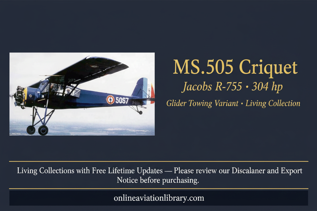 MS.505 Criquet Banner — Jacobs R-755