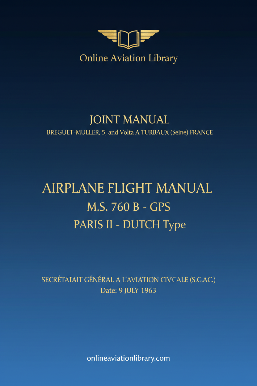 MS 760 B Standard Cover Page